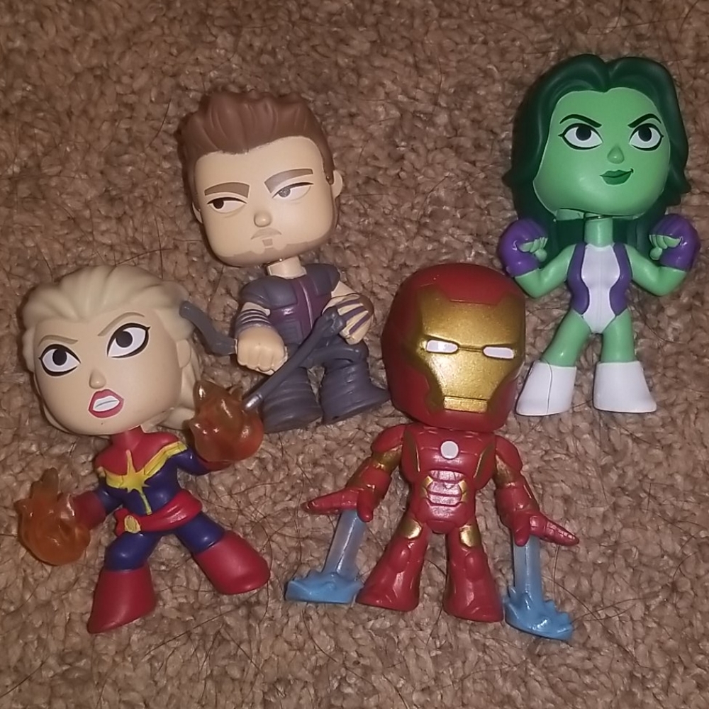 Mini Funko Pop Marvel Bobble Heads